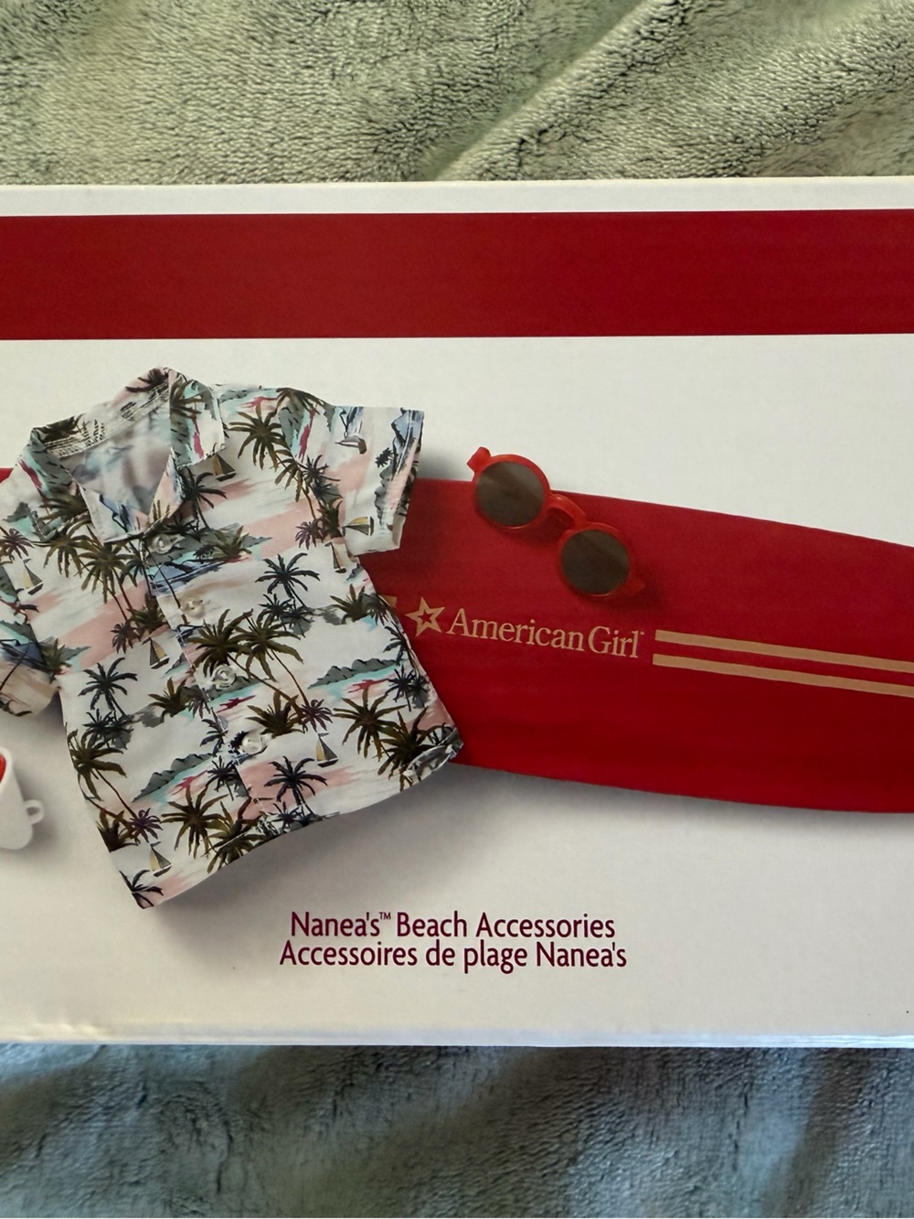 🌸 NIB American Girl Doll Nanea’s Beach accessory set